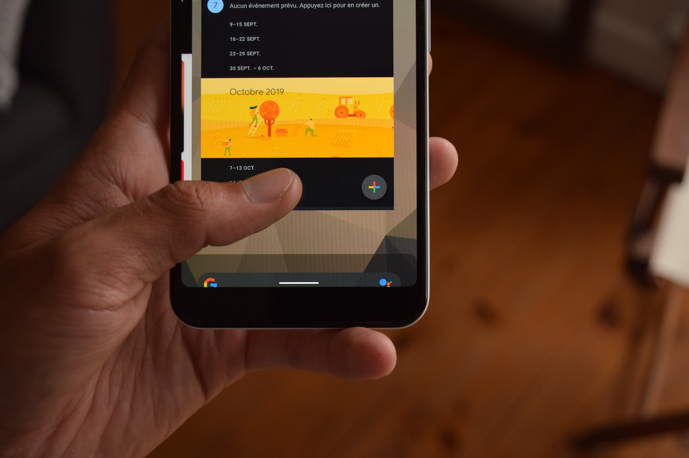 Android 10 geste commande