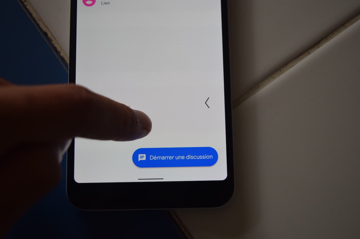Geste commande Android 10