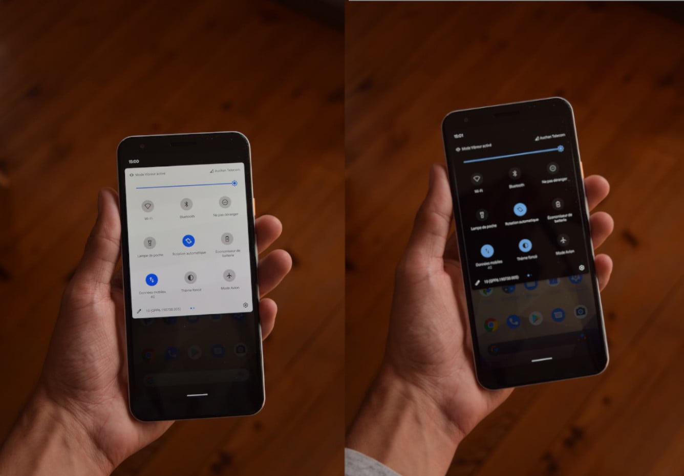 Theme sombre Android 10