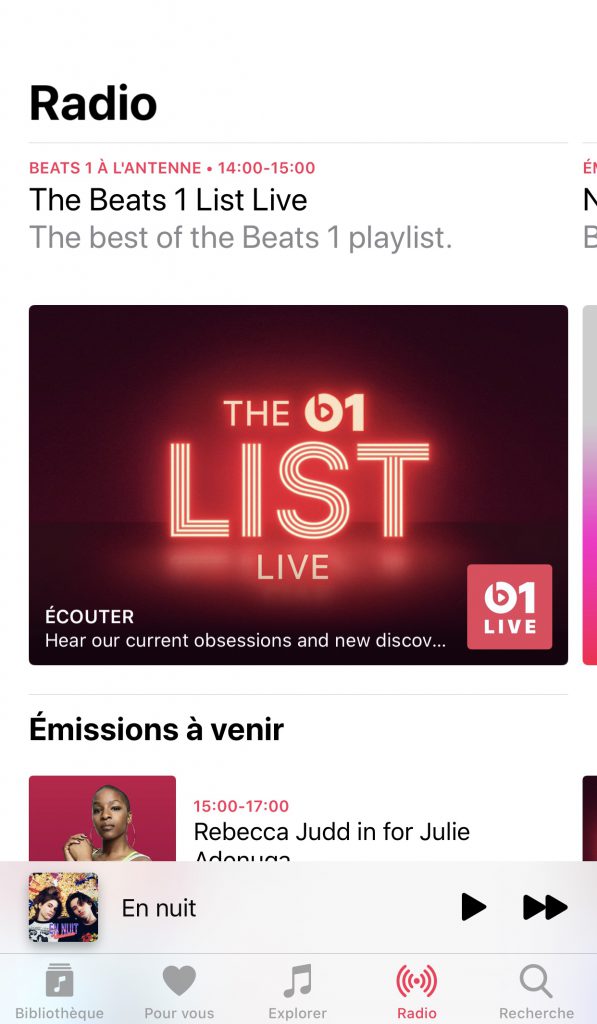 Apple Music mobile radio