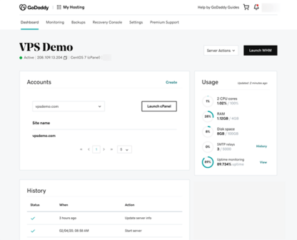 Avis GoDaddy (2025) : test complet de l'hébergeur web