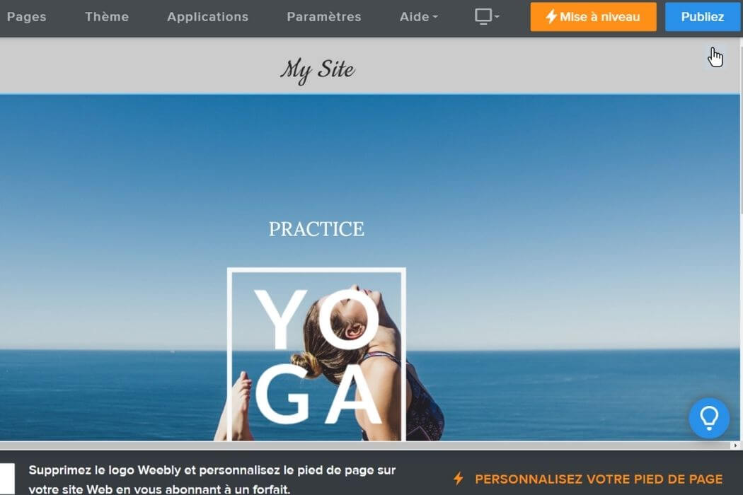 Publication site Weebly