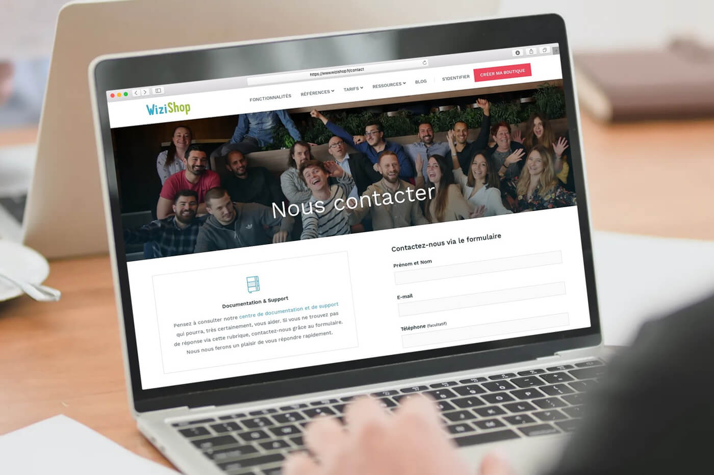 Support client WiziShop