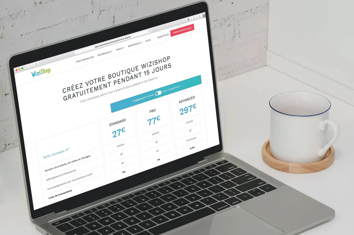 Tarifs WiziShop