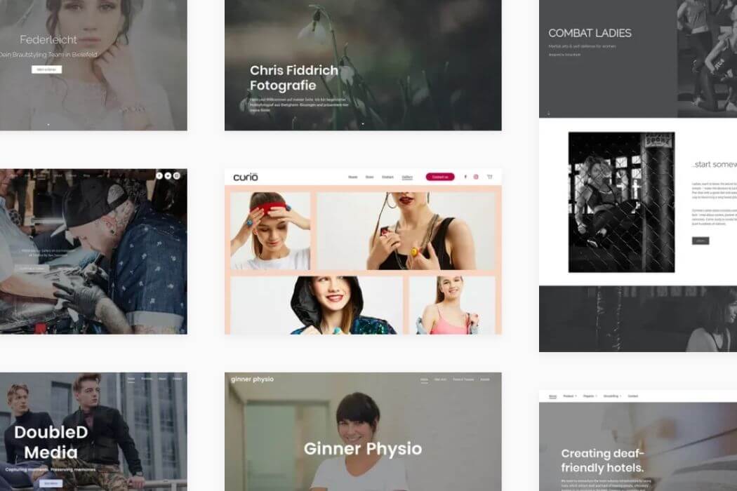 exemples thèmes jimdo