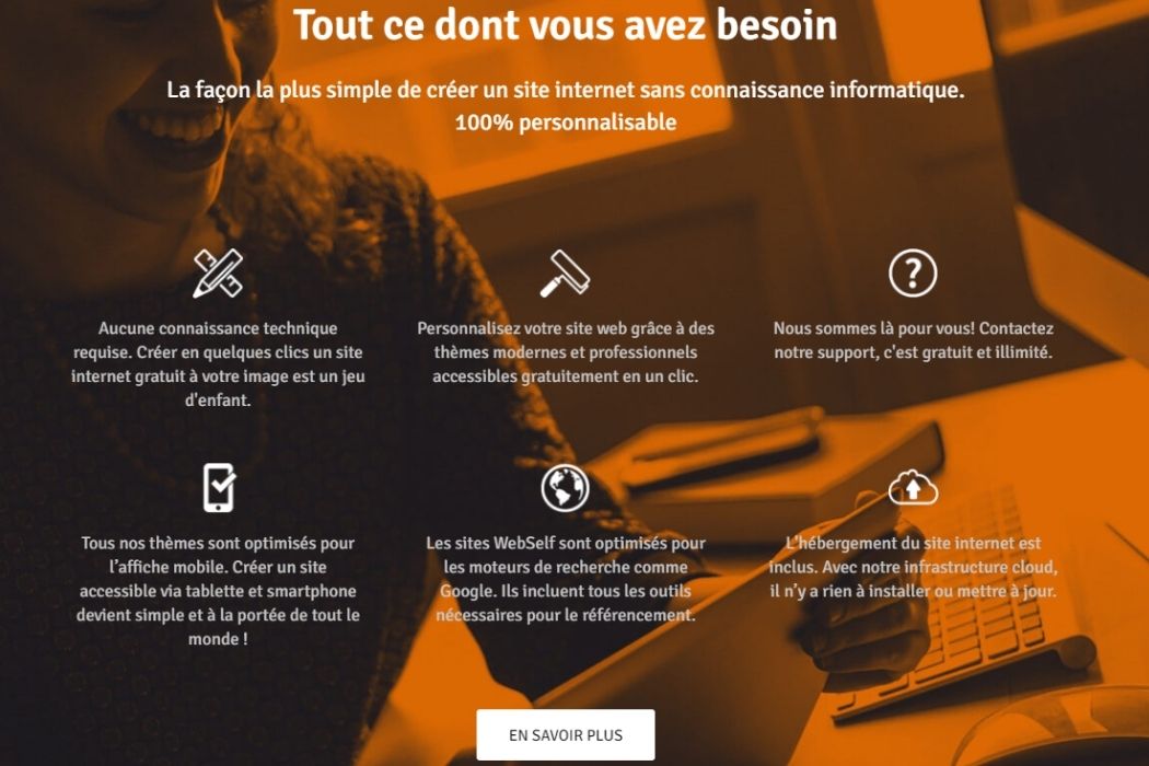 Fonctionnalités WebSelf