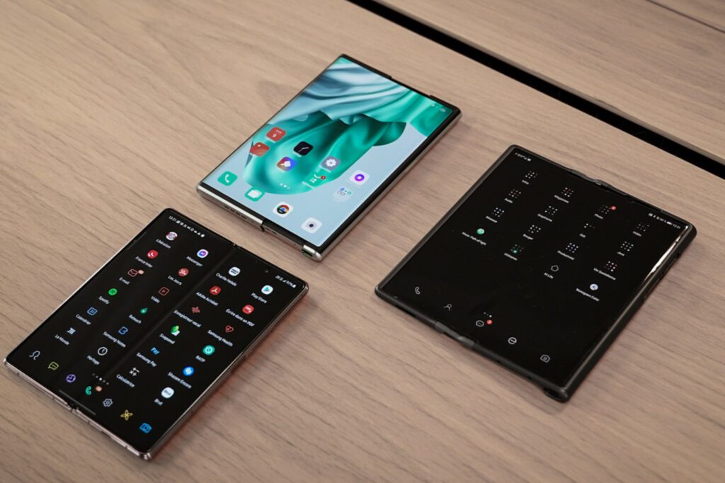 oppo x 2021 concept vs samsung huawei