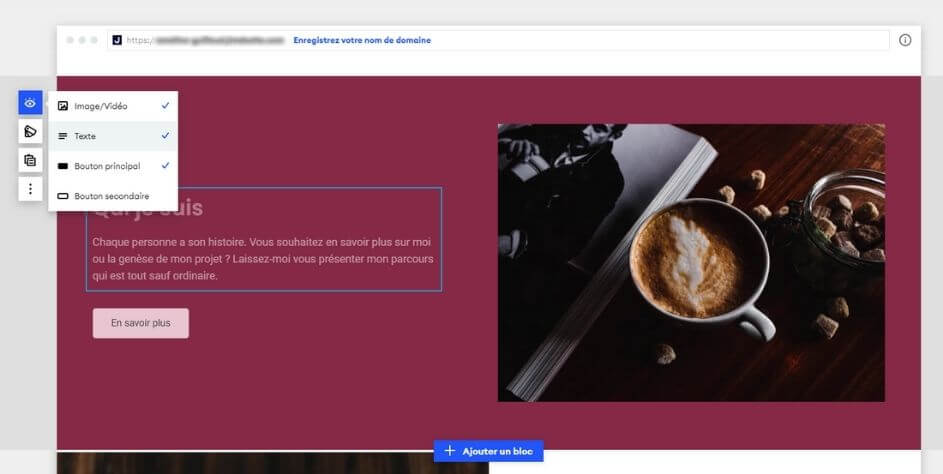 Création de site avec Jimdo