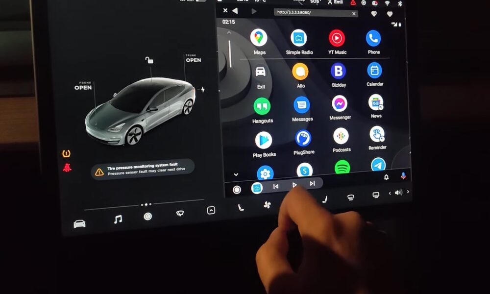 Android auto tesla