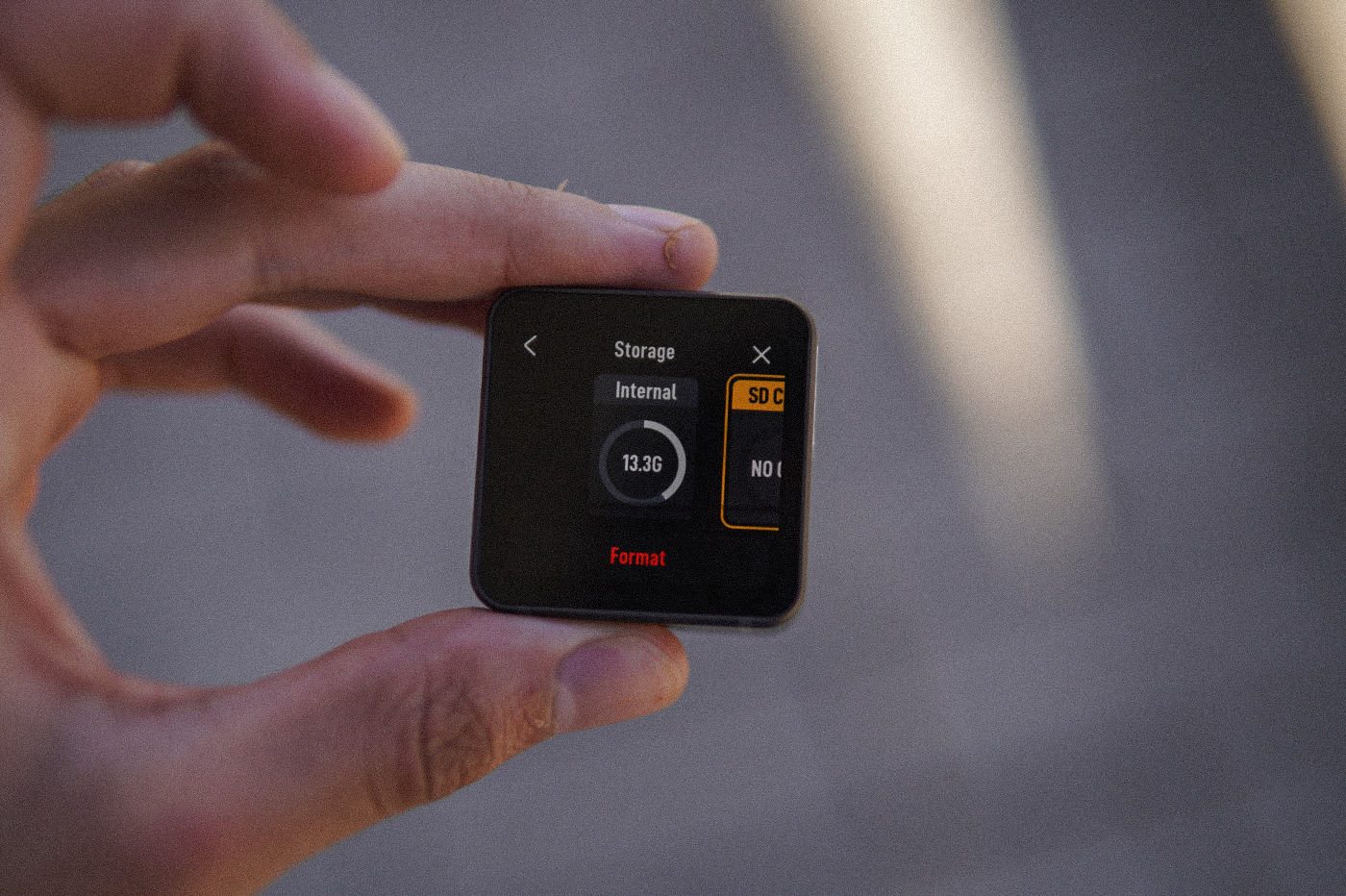 DJI Action 2 stockage