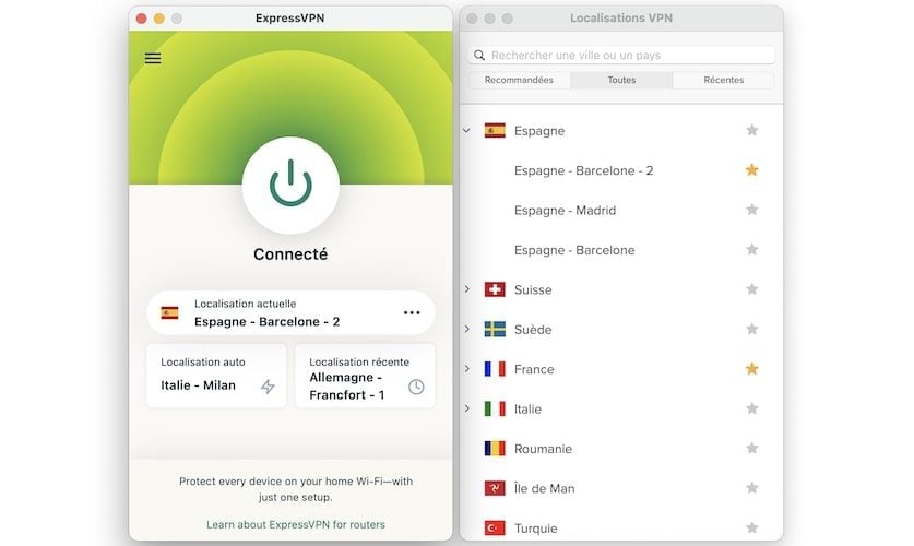 ExpressVPN-IP-espagnole