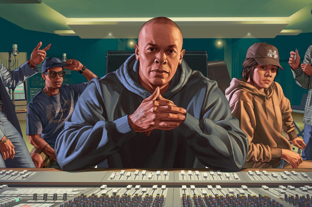 Dr.Dre arrive dans GTA Online avec des musiques inédites