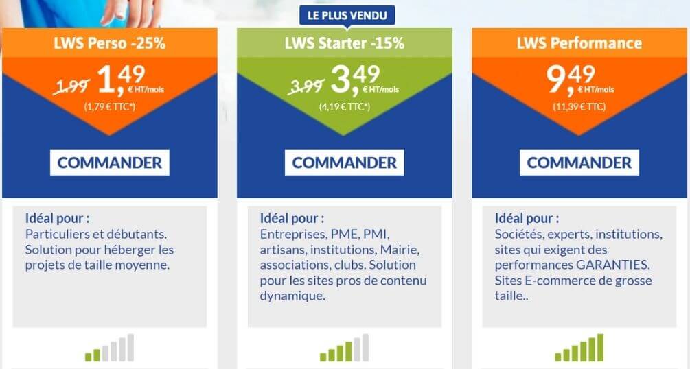 Hébergement web LWS