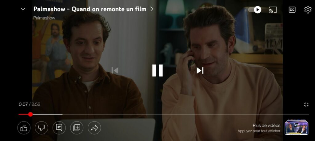 YouTube : l'interface des vidéos plein écran a changé, voici les nouveautés