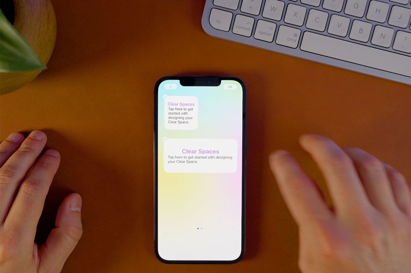 Grâce à Widget Spaces, vous allez pouvoir placer les raccourcis de vos applications où bon vous semble.