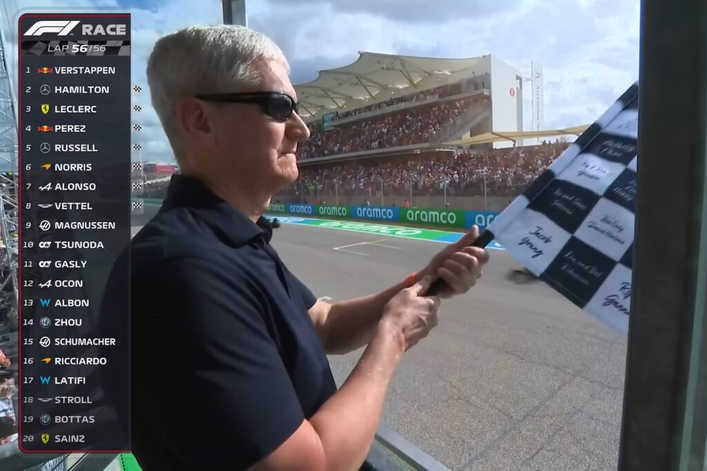 Voici pourquoi les fans de F1 se moquent de Tim Cook