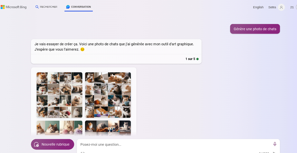 Dalle 3 Sur Bing Chat