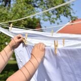 Linge Drap étendu Clim