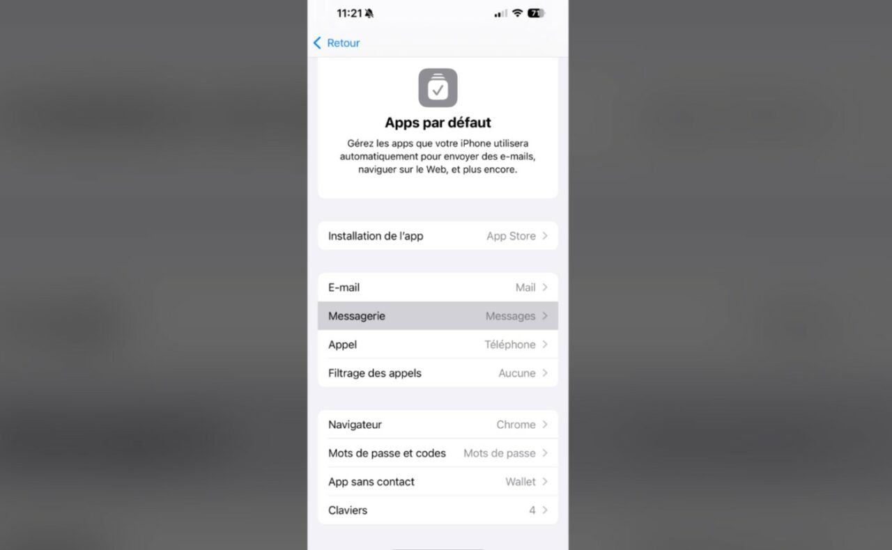 iPhone : comment faire de WhatsApp votre application de messagerie et d