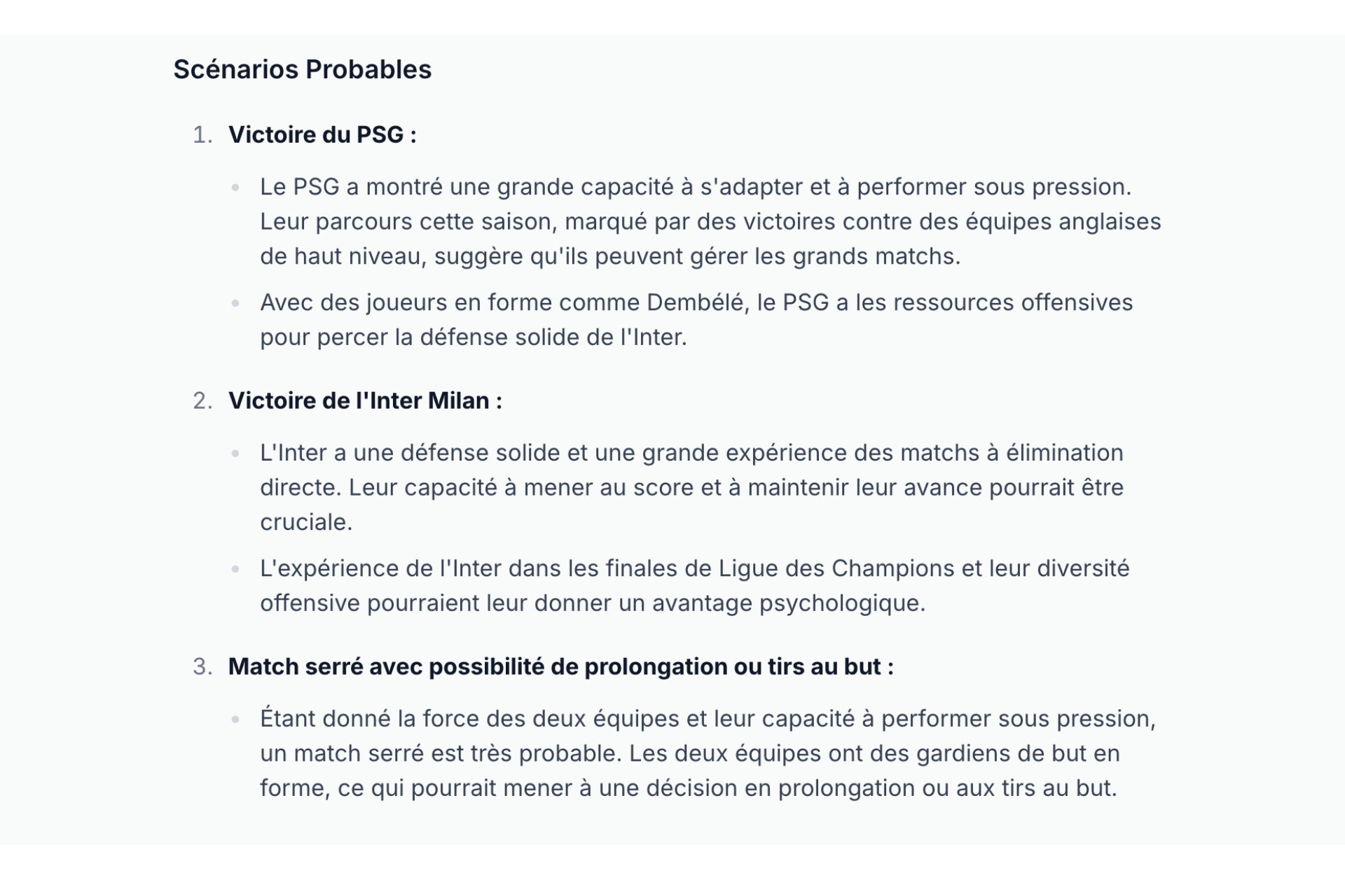 Inter Psg Le Chat