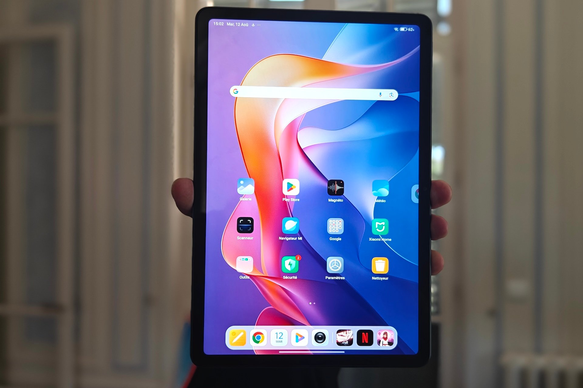 Tablette-Xiaomi-Redmi-Pad-2-ecran-home