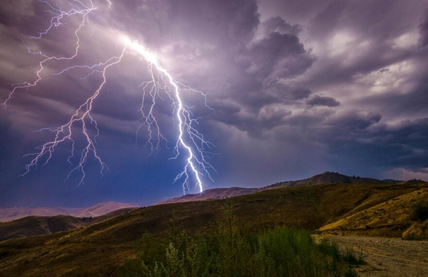 Orage, éclair