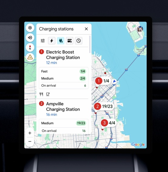 Google Maps Ev