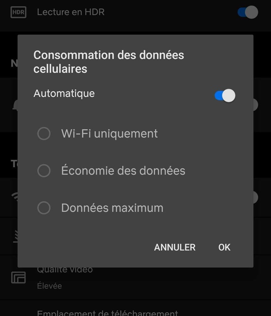 Netflix Donnees