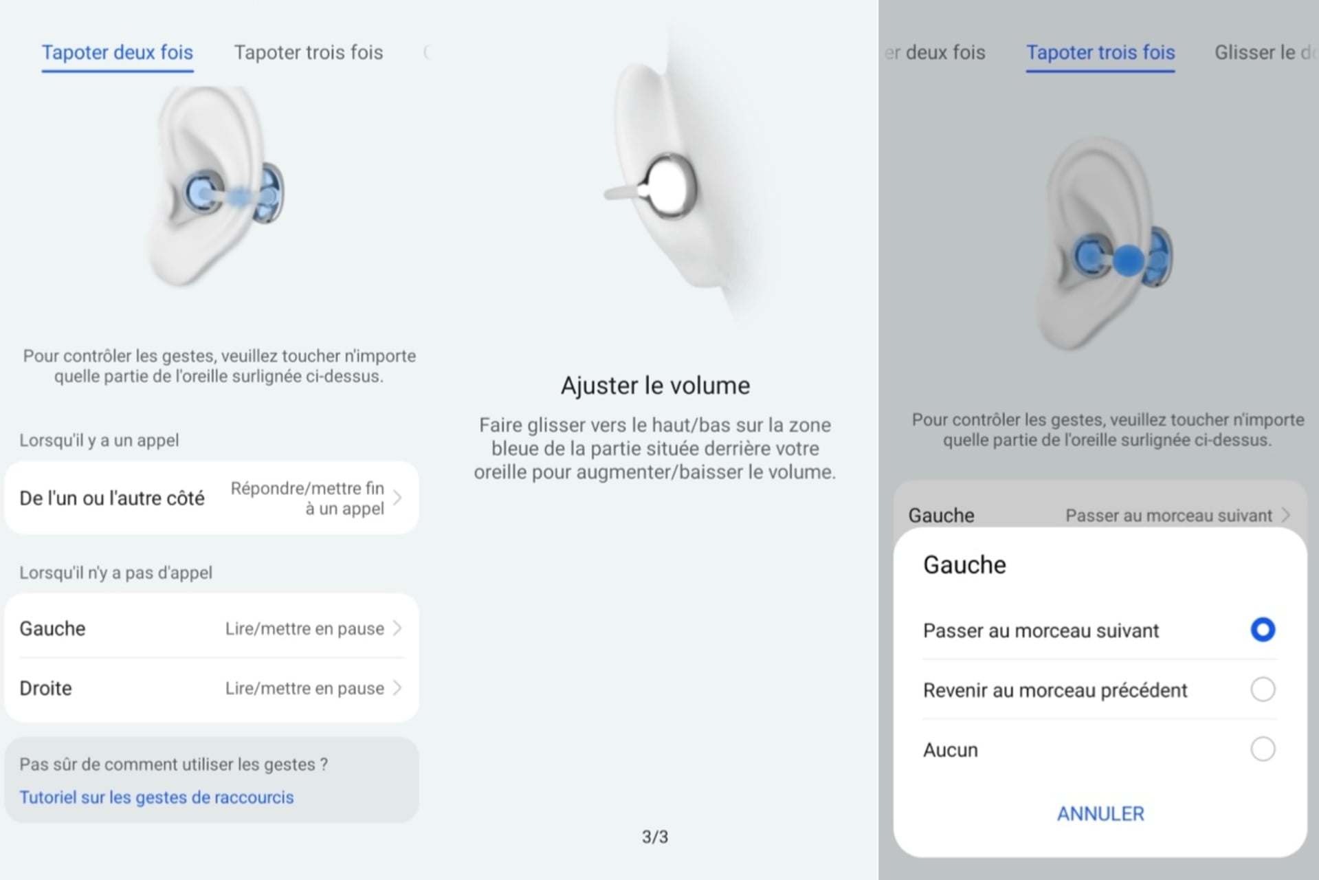 Test écouteurs ouverts Huawei FreeClip 2 ergonomie tactile