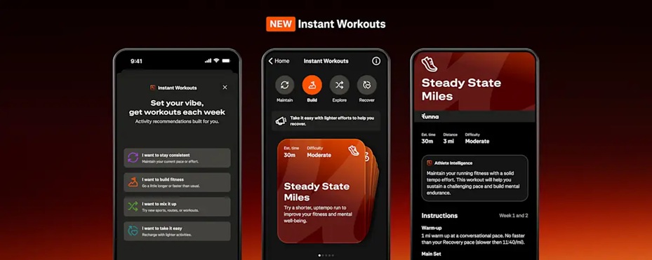 Strava Instant Workouts