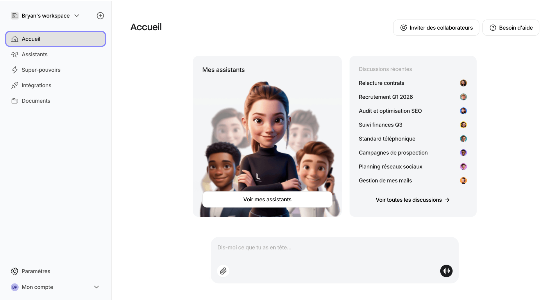 Interface Limova