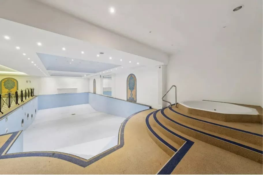 Neuilly Sur Seine Hotel Particulier Roi Maroc Vente Piscine