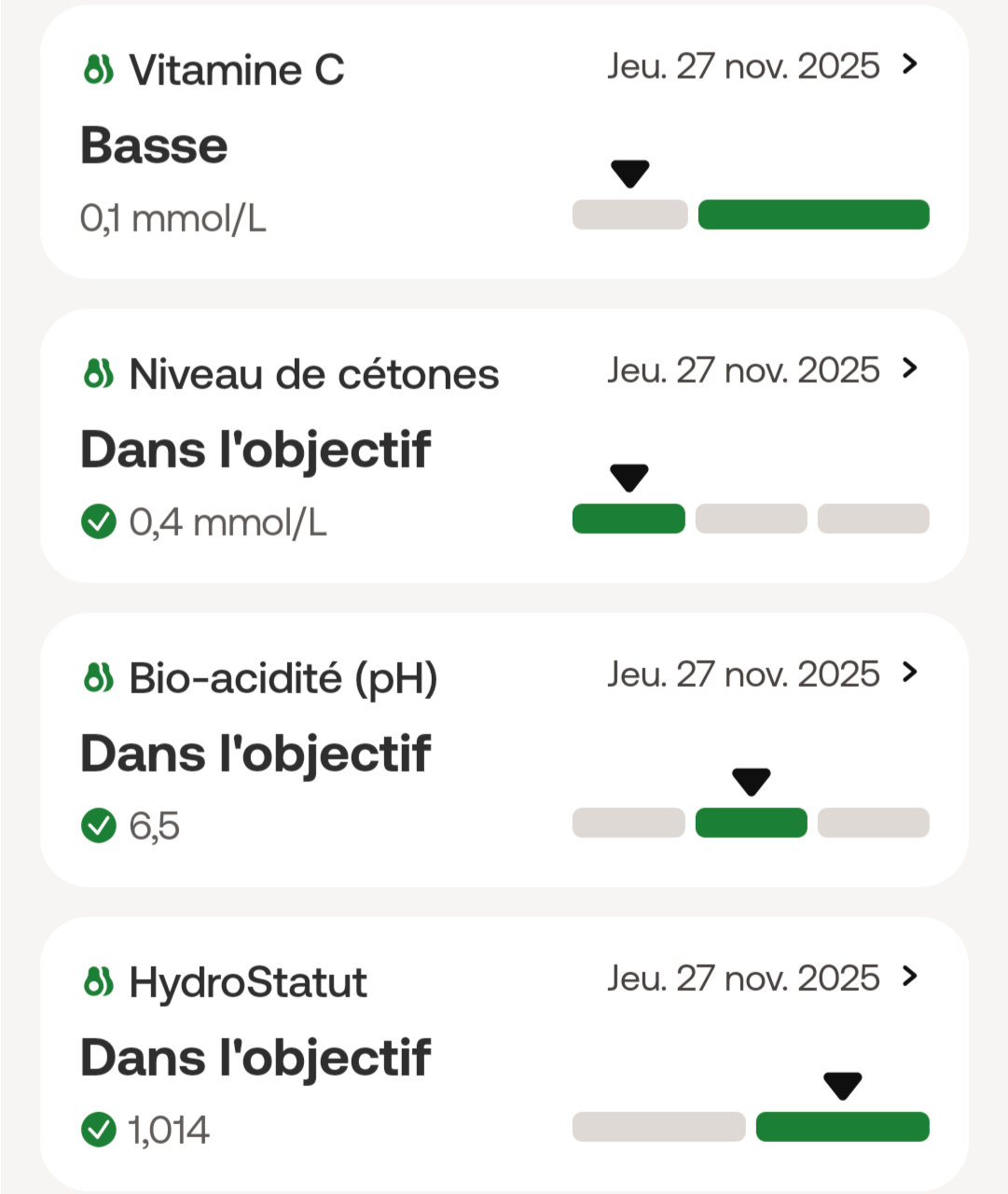 Screen Application Withings