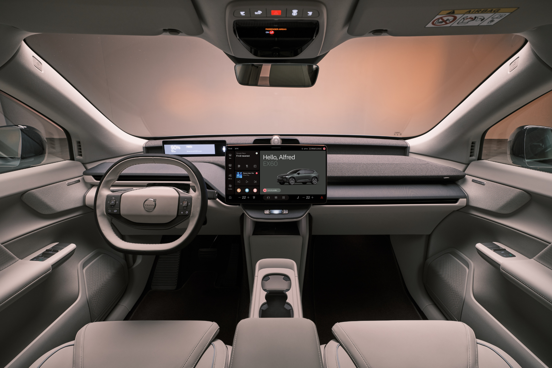 Volvo Ex60 Habitacle 2026