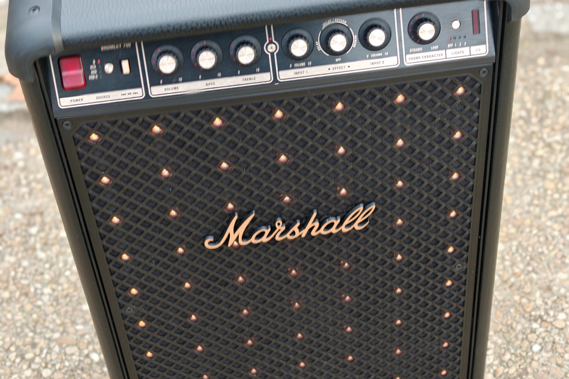 Marshall Bromley 750 prise en main reportage enceintes festives