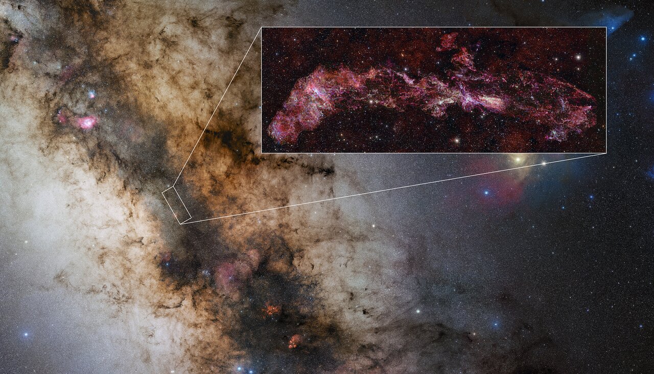 Location Of The Central Molecular Zone In The Milky Way