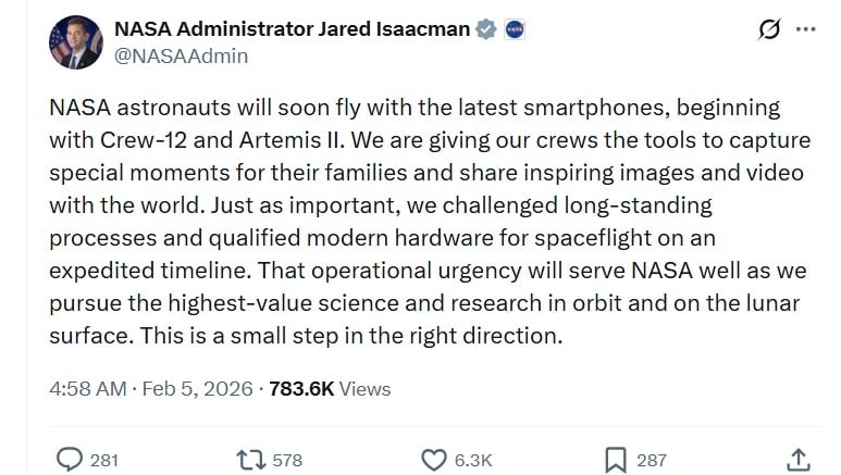 Post X Isaacman