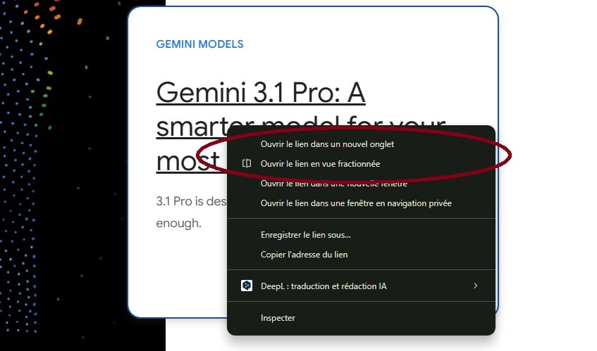 Vue Fractionnée Google Chrome