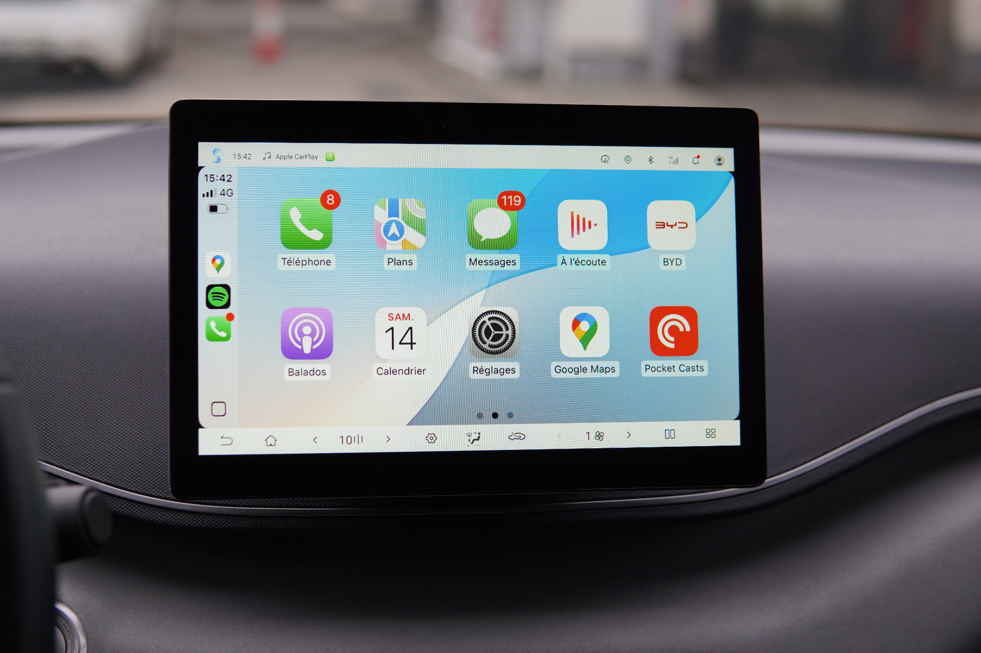 Byd Dolphin Surf Essai Ecran Apple Car Play