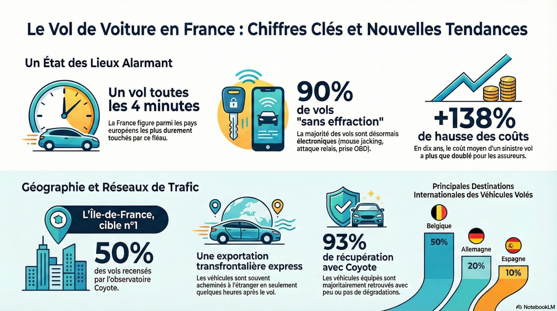 étude vol de voiture