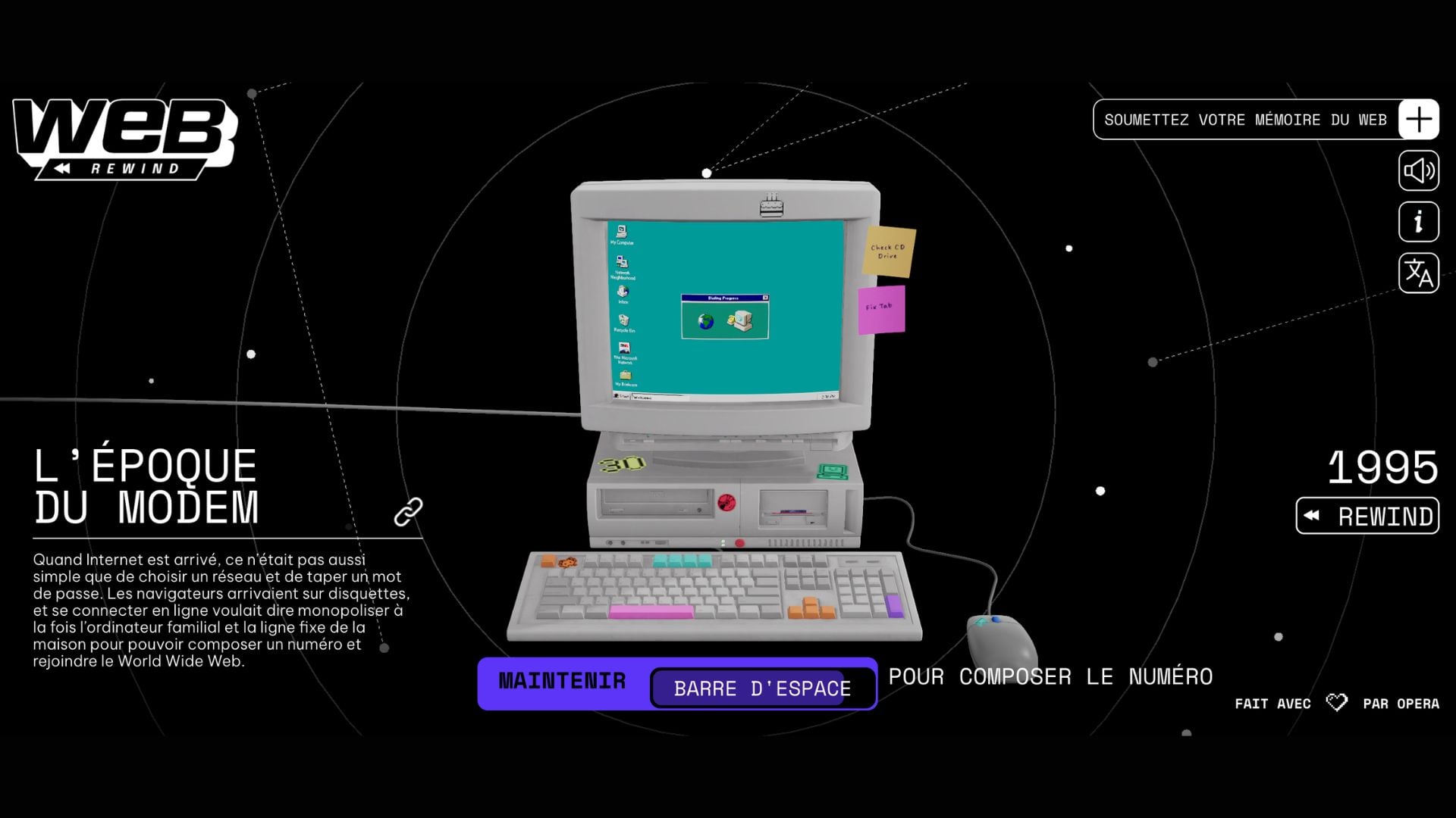 Modem Opera Web Rewind