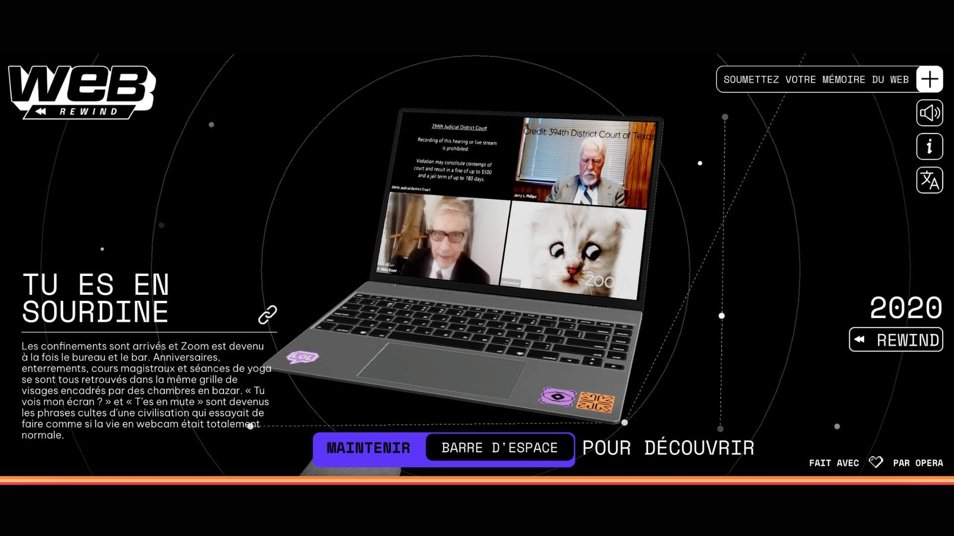 Zoom Web Rewind Opera
