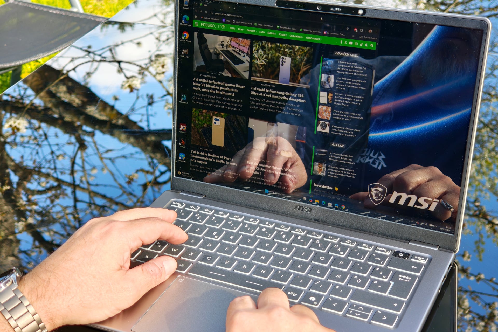 Msi Prestige 14 Ai+ Oled Extérieur