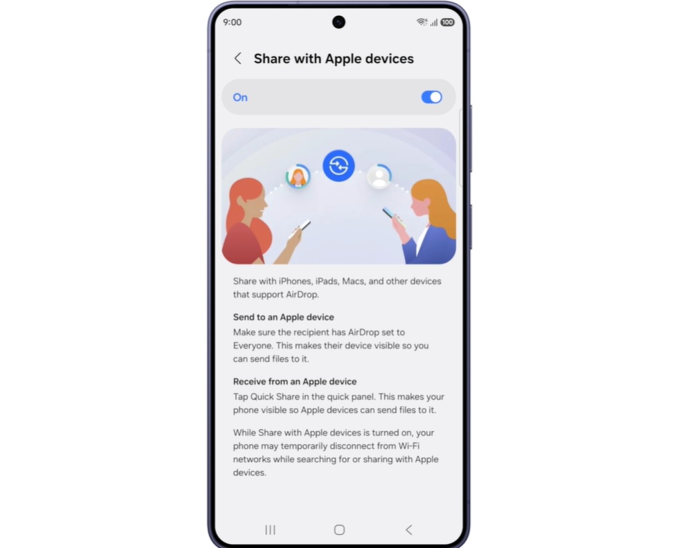Samsung Airdrop