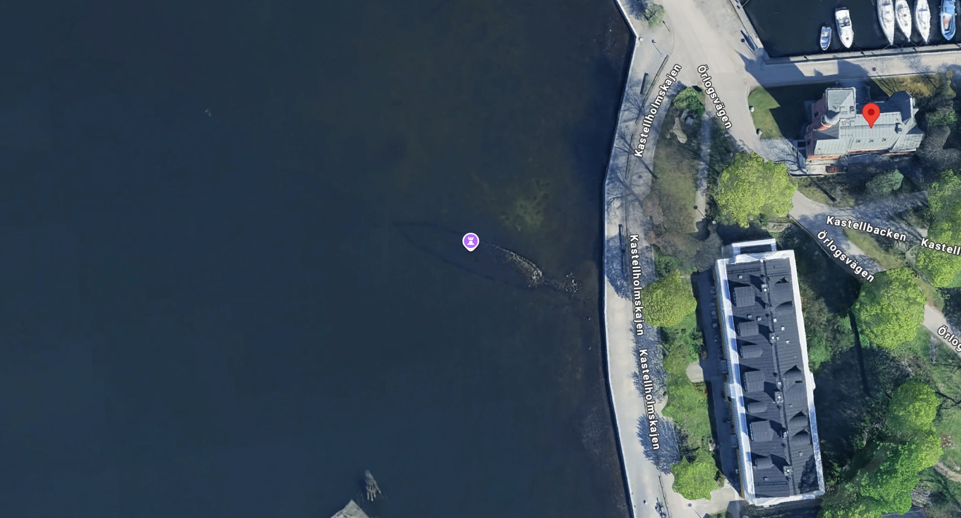 Epave Google Maps