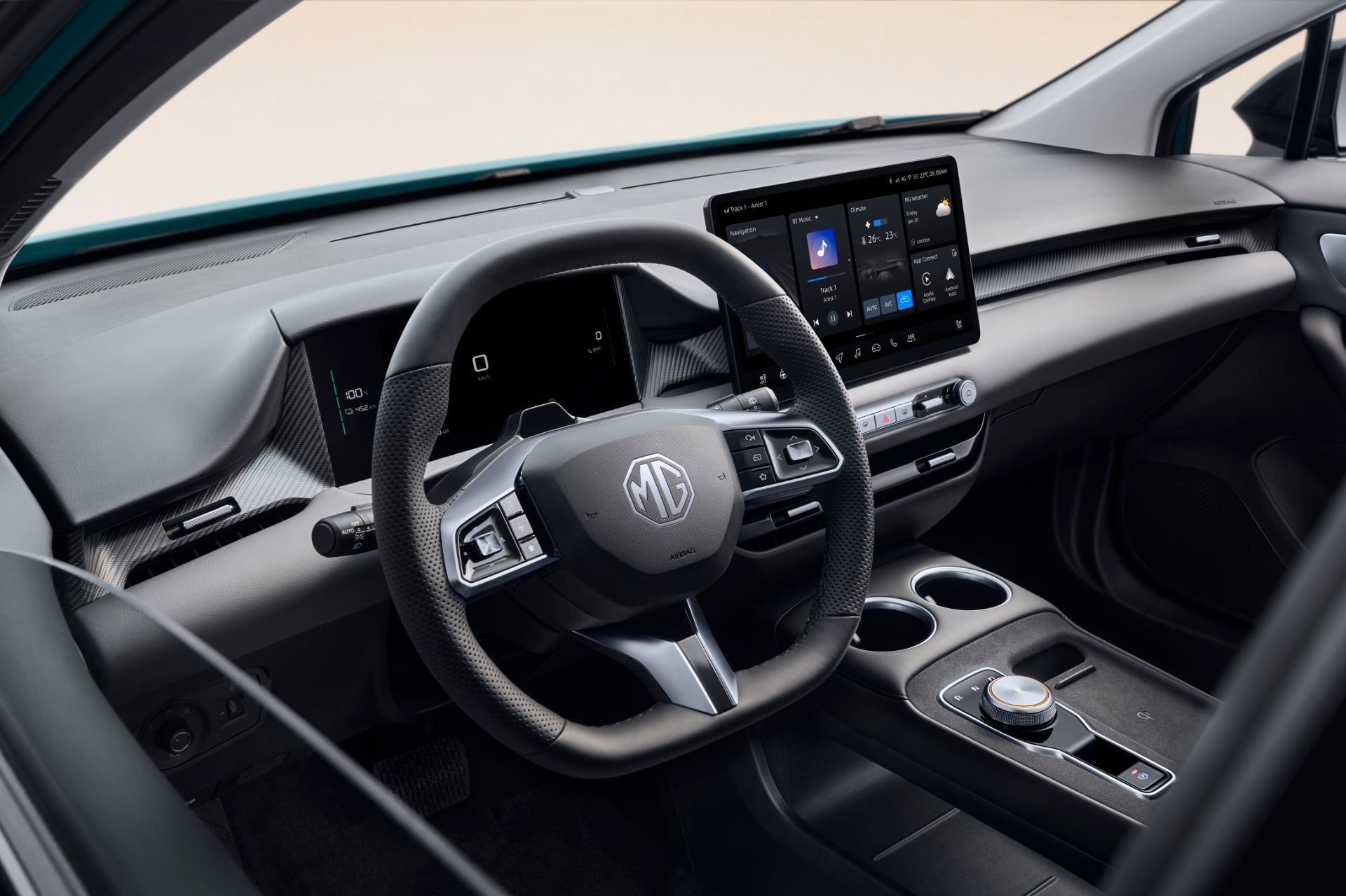 mg4 voiture electrique 2026 habitacle interieur