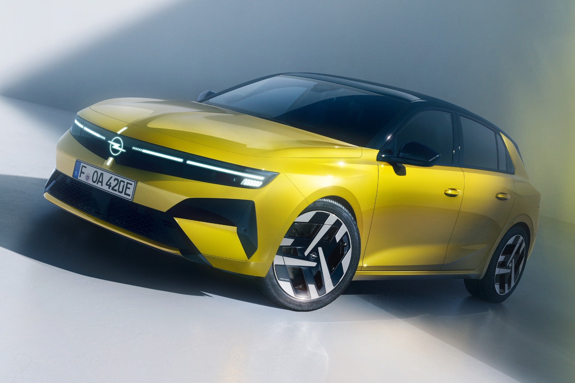 Opel Astra Jaune Kobalt