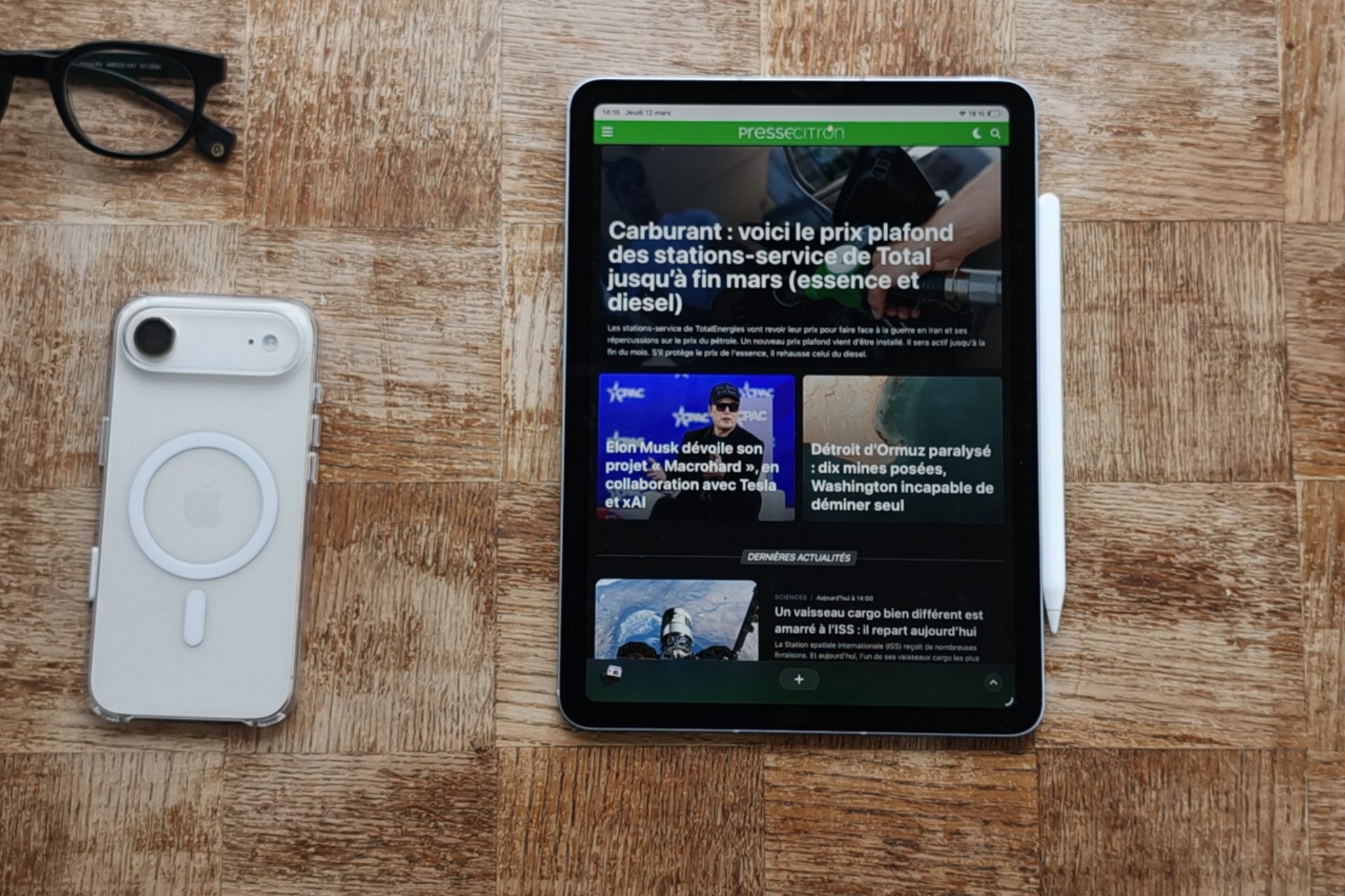 test ipad air m4 ecran