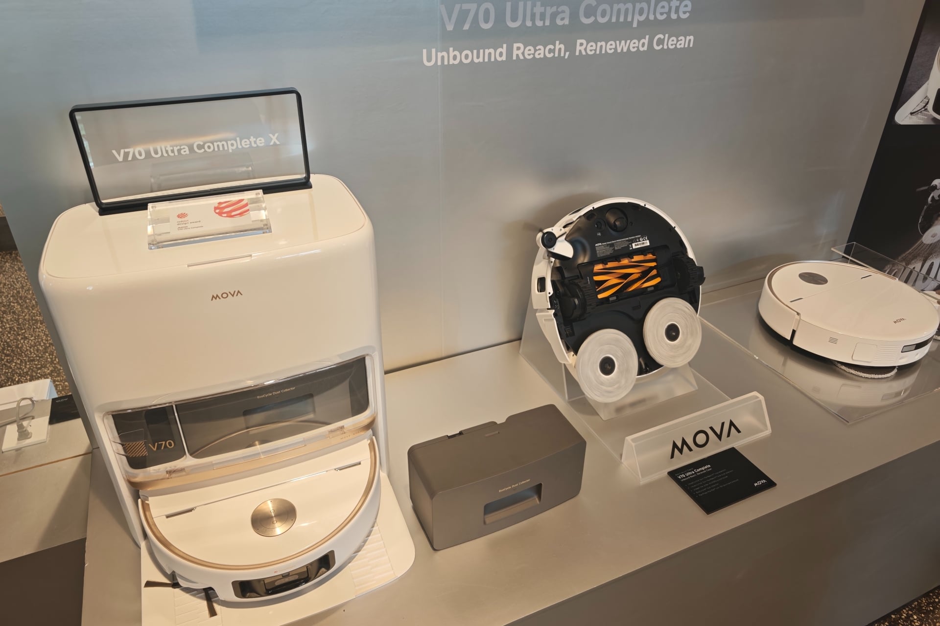 Mova 2026 Nouveauté Robot Aspirateur V70 Ultra