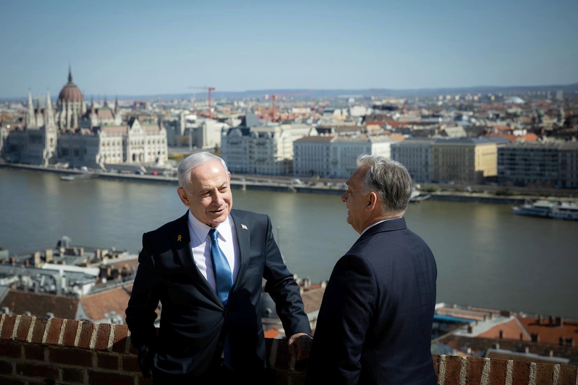 Benyamin Netenyahu Viktor Orban Budapest Hongrie